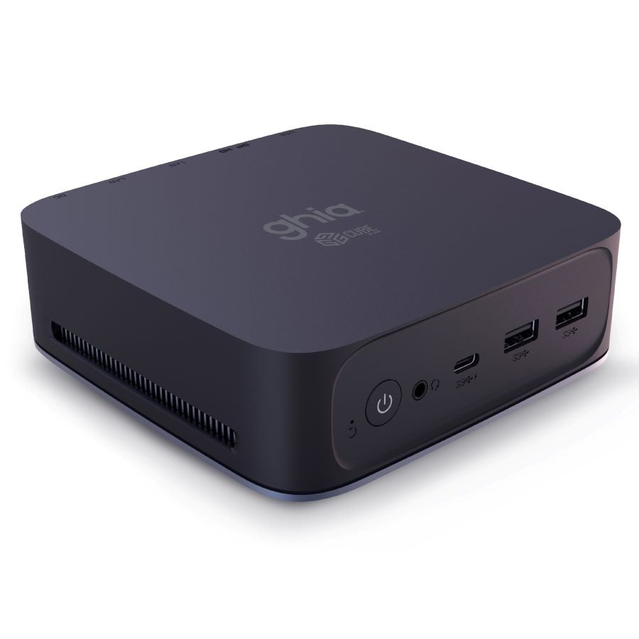 Mini PC Ghia GCUBE AMD Ryzen 5 3500U - 8GB RAM, 512GB SSD, WiFi