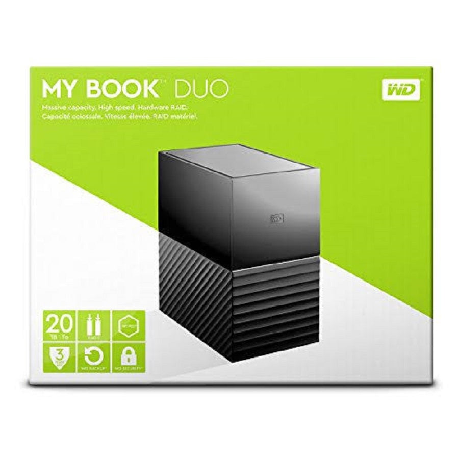 Disco Duro Externo WD My Book Duo 20TB - USB 3.1, RAID, Encriptación Imagen principal del producto