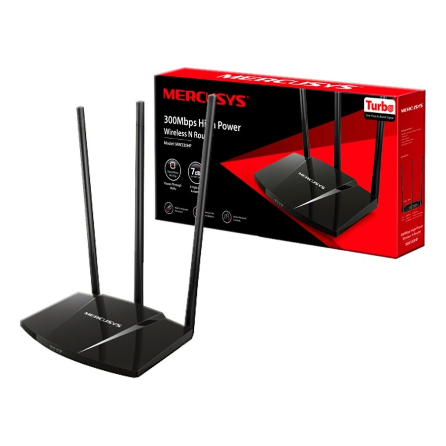 Router Mercusys MW330HP 300Mbps - WiFi N de Alta Potencia con 3 Antenas Imagen secundaria del producto