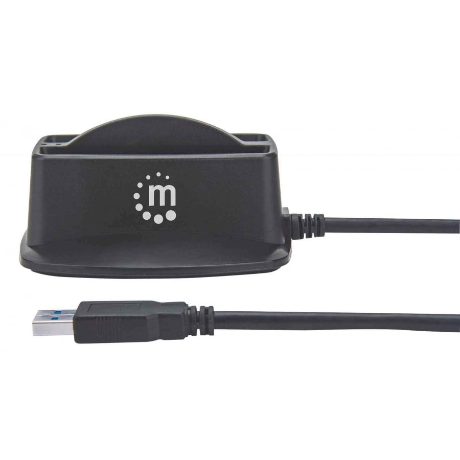 Convertidor Manhattan QuickDock HDD2 SATA-USB 3.0 - Dual 2.5" SuperSpeed