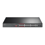 Switch TP-Link TL-SL1226P 24 Puertos POE + 2 Gigabit - Para Rack 19"