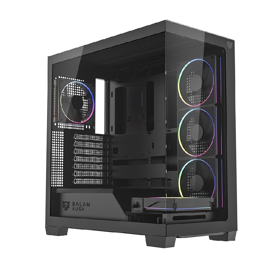 Gabinete Gamer Balam Rush Tank Polar 7900 Media Torre ATX - Cristal Templado ARGB