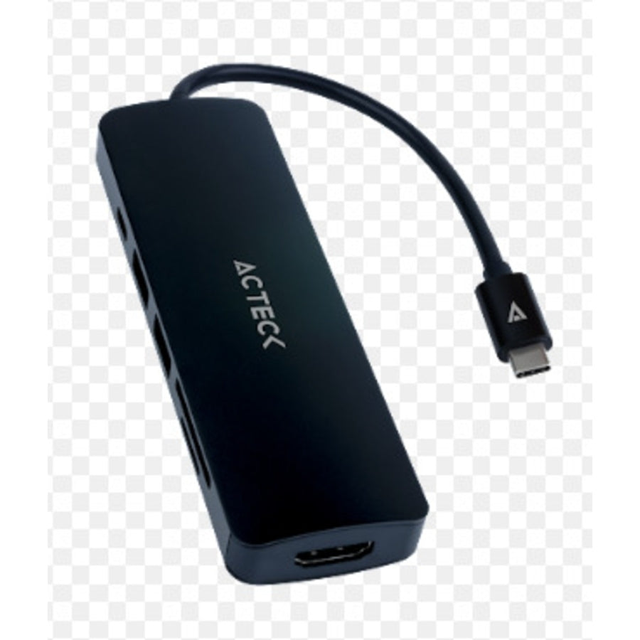 Hub USB-C Acteck Gate 6 DH660 - 5 Puertos HDMI Lector de Memorias