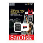 Memoria SanDisk Micro SDXC 64GB Extreme Pro - 200MB/s 4K Clase 10 A2 V30