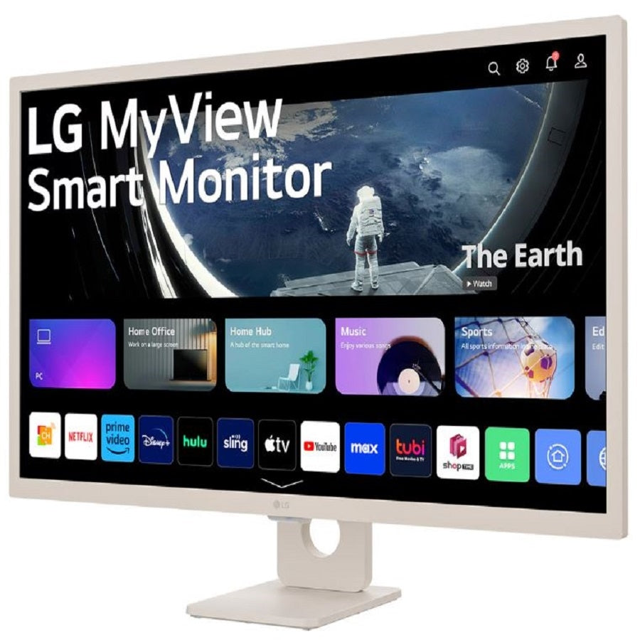 Monitor LG 32SR50F-W 31.5 Full HD IPS - Smart webOS, HDR10, Bluetooth