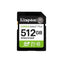 Memoria SD Kingston Canvas Select 512GB - 150MB/s UHS-I V30