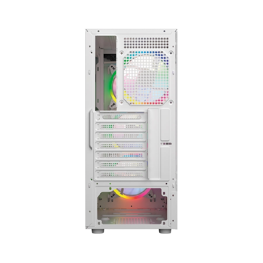 Gabinete Gamer Balam Rush Dragonfly Perform - Media Torre ATX Cristal Templado ARGB