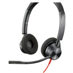Diadema POLY Blackwire C3225 - USB/3.5mm, Micrófono, Cancelación de Ruido