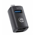 Hub USB-C Manhattan 180993 - 3 Puertos USB-A, USB 3.0 y USB 2.0