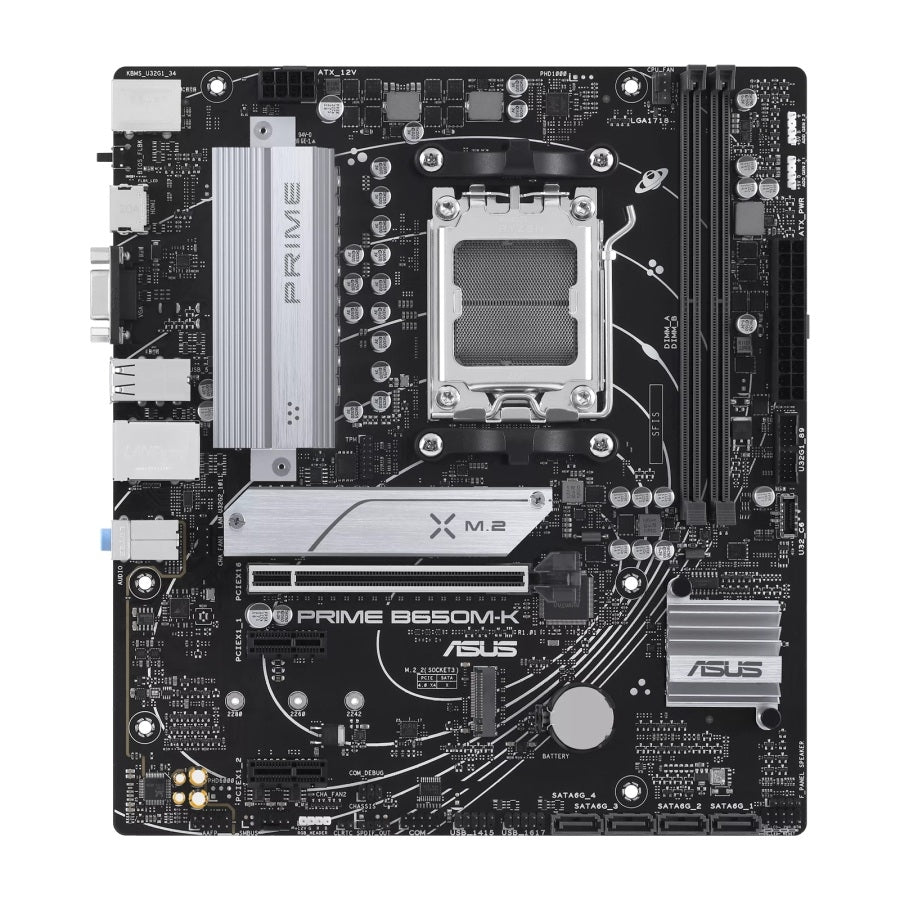 Tarjeta Madre ASUS PRIME B650M-K Socket AM5 - Micro ATX, DDR5, PCIe 4.0