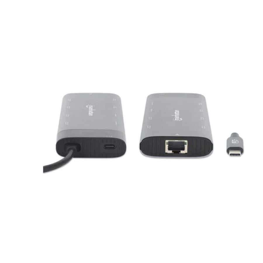 Docking USB-C Manhattan 130714 - Dual HDMI 8K, 10 Puertos, Power Delivery 100W Imagen secundaria del producto