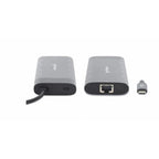 Docking USB-C Manhattan 130714 - Dual HDMI 8K, 10 Puertos, Power Delivery 100W