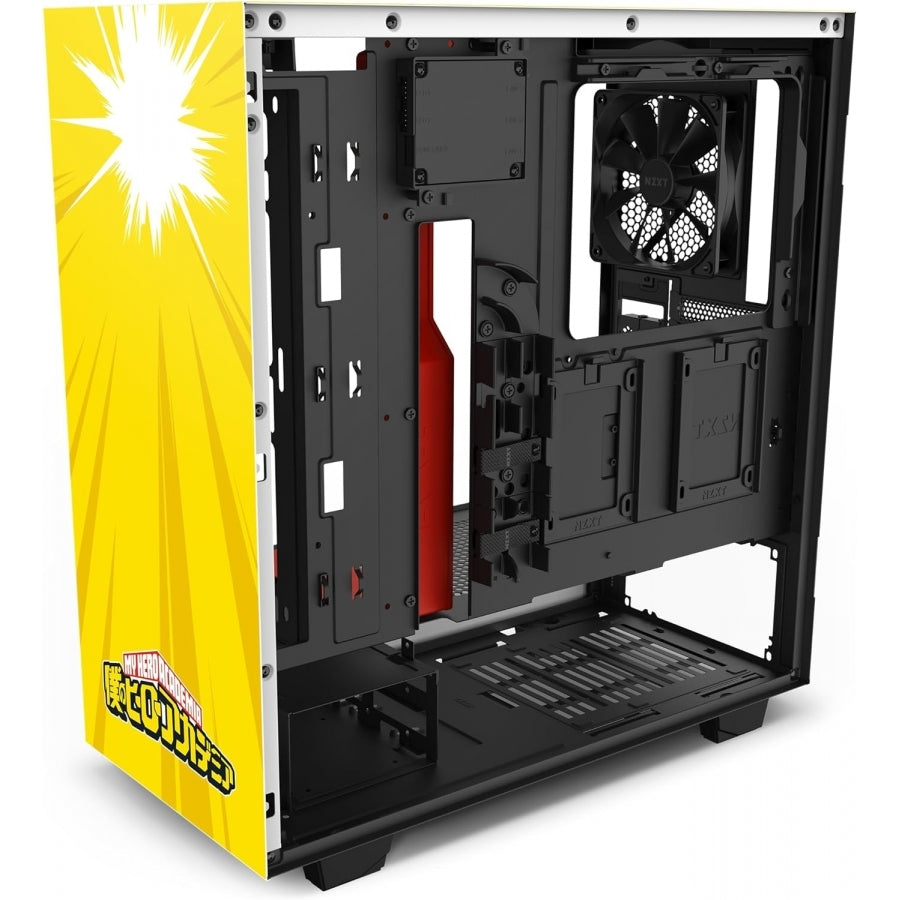 Gabinete NZXT H510i Rivals Amarillo Media Torre ATX - Ventana Templada