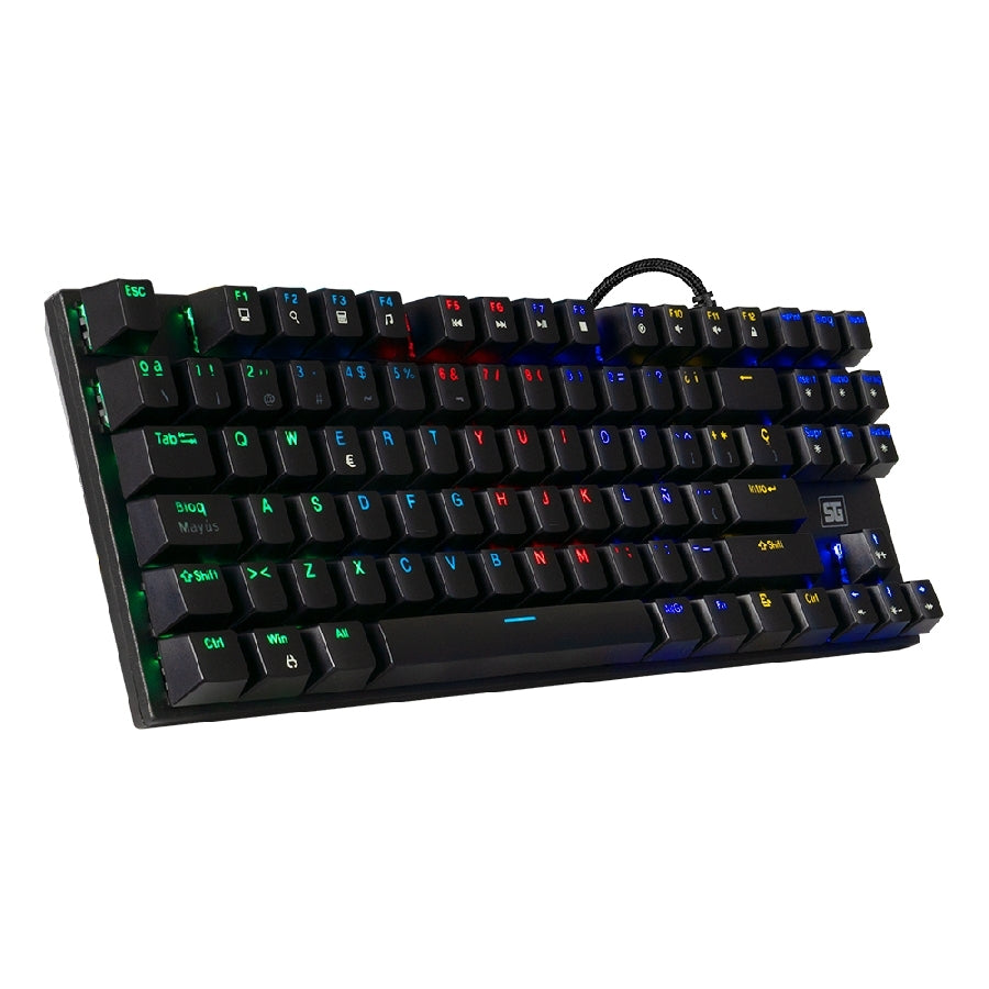 Teclado Mecánico START THE GAME KB-600 TKL RGB - 88 Teclas, USB