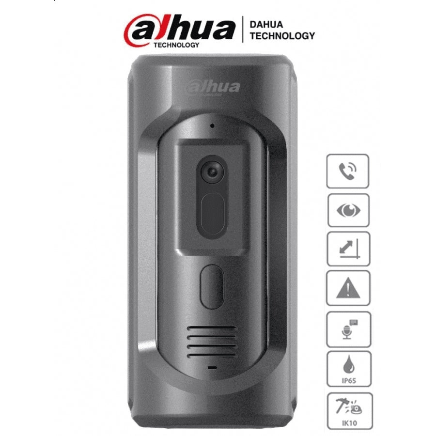 Videoportero IP Dahua VTO2101E-P-S2 - 2MP, IK10 Antivandalico, POE