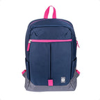Mochila Tech Zone Rainbow TZLBP26-A para Laptop 16" - Azul con Compartimentos Acolchados