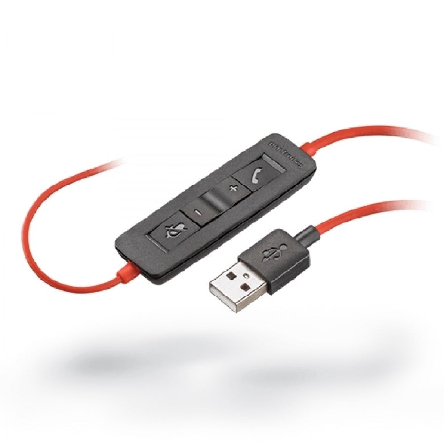 Diadema Poly Blackwire C3210 - Monoaural USB Cancelación de Ruido Negro
