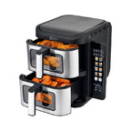 Freidora de Aire Doble MIRATI MFD11 11L - Panel Digital, 1800W, 2 Canastas