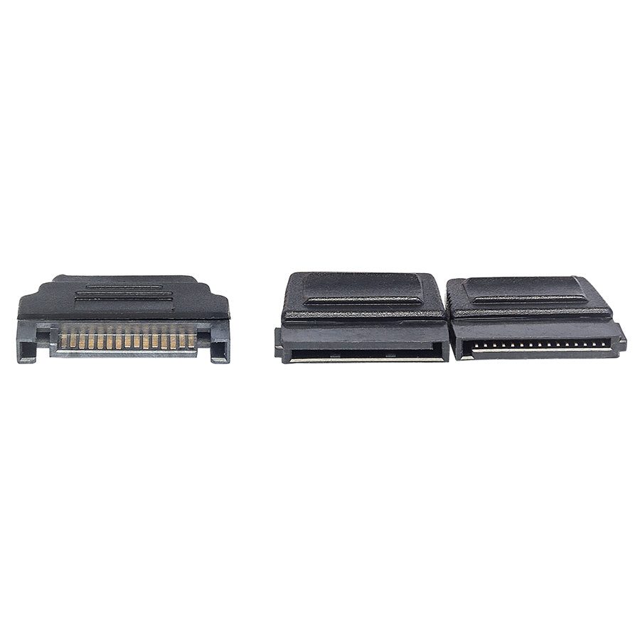 Cable Y de Alimentación SATA Manhattan 354554 - Alimenta 2 Drivers, 15cm