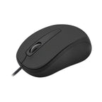 Mouse Óptico Quaroni MAQ02N Alambrico 1200 DPI - Plug & Play Negro