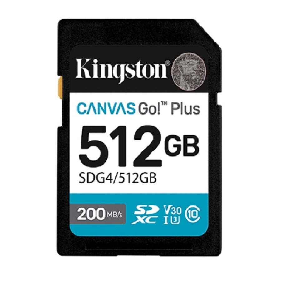 Memoria Flash Kingston Canvas Go Plus 512GB - 200MB/s UHS-I Imagen principal del producto