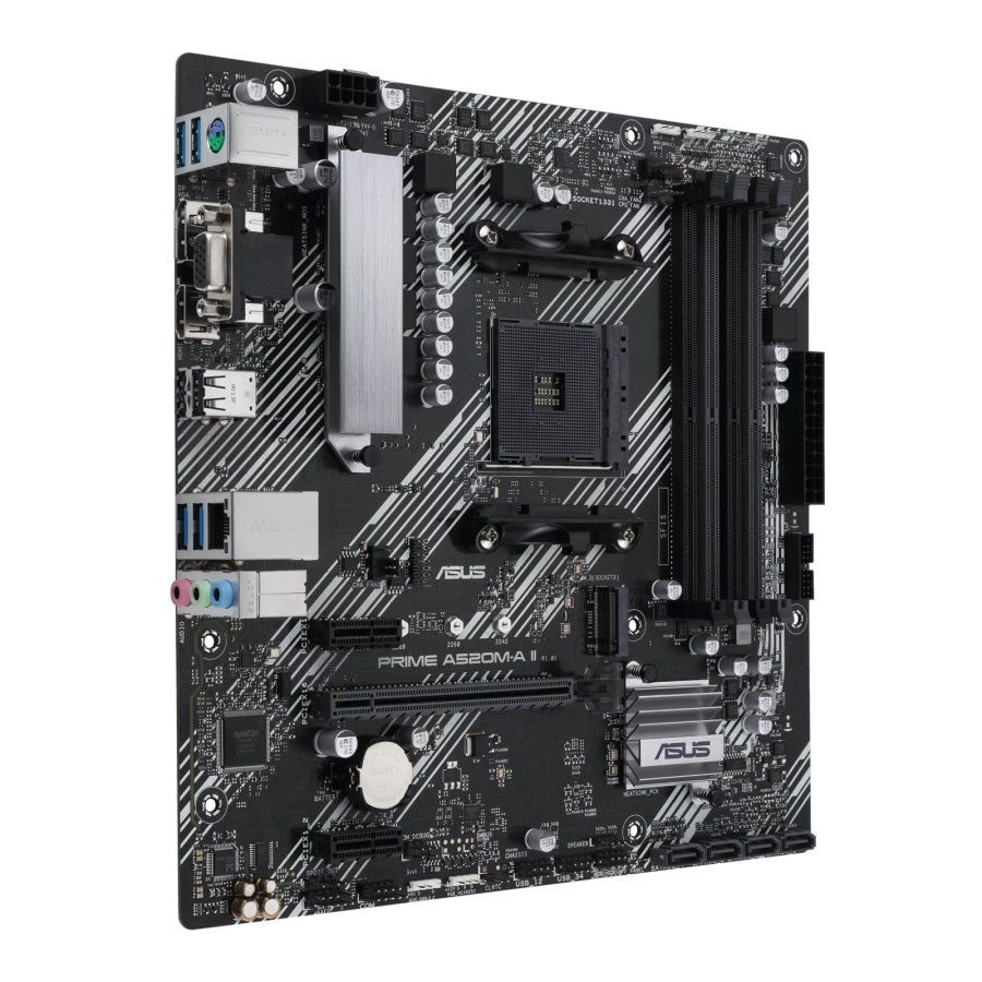 Tarjeta Madre ASUS PRIME A520M-A II Socket AM4 - DDR4, M.2, 4x USB 3.2