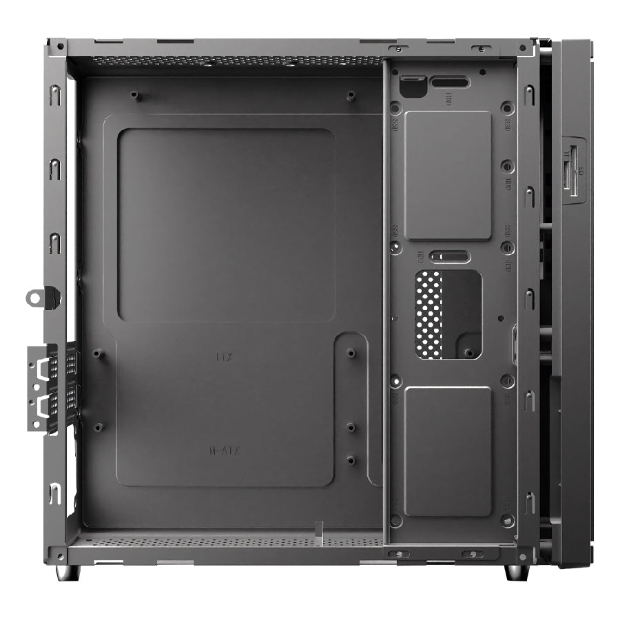 Gabinete Acteck Onex GS450 Mini Torre Slim Micro ATX - Lector SD, USB 3.0