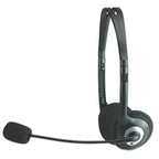 Audífono Diadema Manhattan 164429 - Micrófono Omnidireccional, Cable 2m
