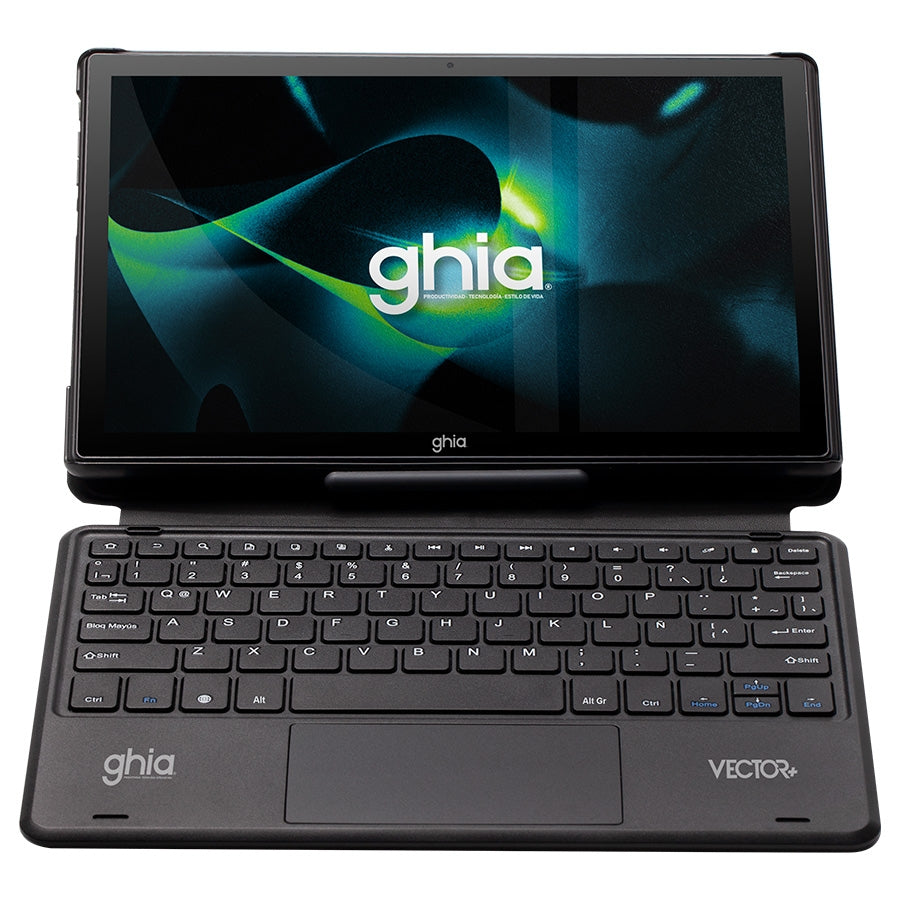 Tablet Ghia Vector Plus 10 Pulgadas - Octacore, 4GB RAM, 64GB, Android 13, con Teclado