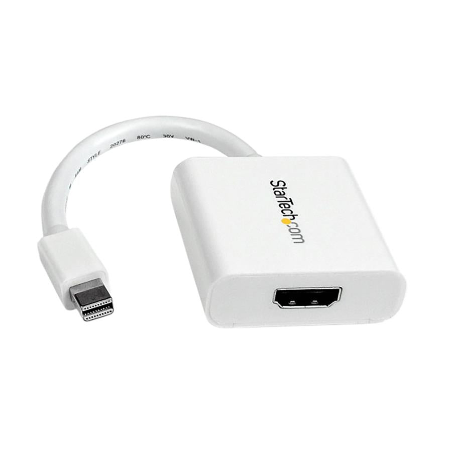 Adaptador Mini DisplayPort a HDMI StarTech MDP2HDW - 1920x1200, Pasivo, Blanco
