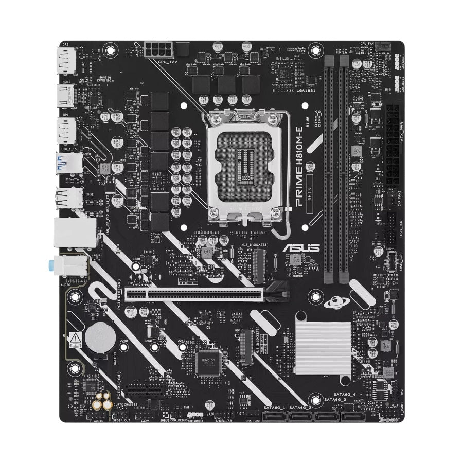 Tarjeta Madre ASUS PRIME H810M-E Intel Socket 1851 - DDR5 6400, Micro-ATX Imagen principal del producto