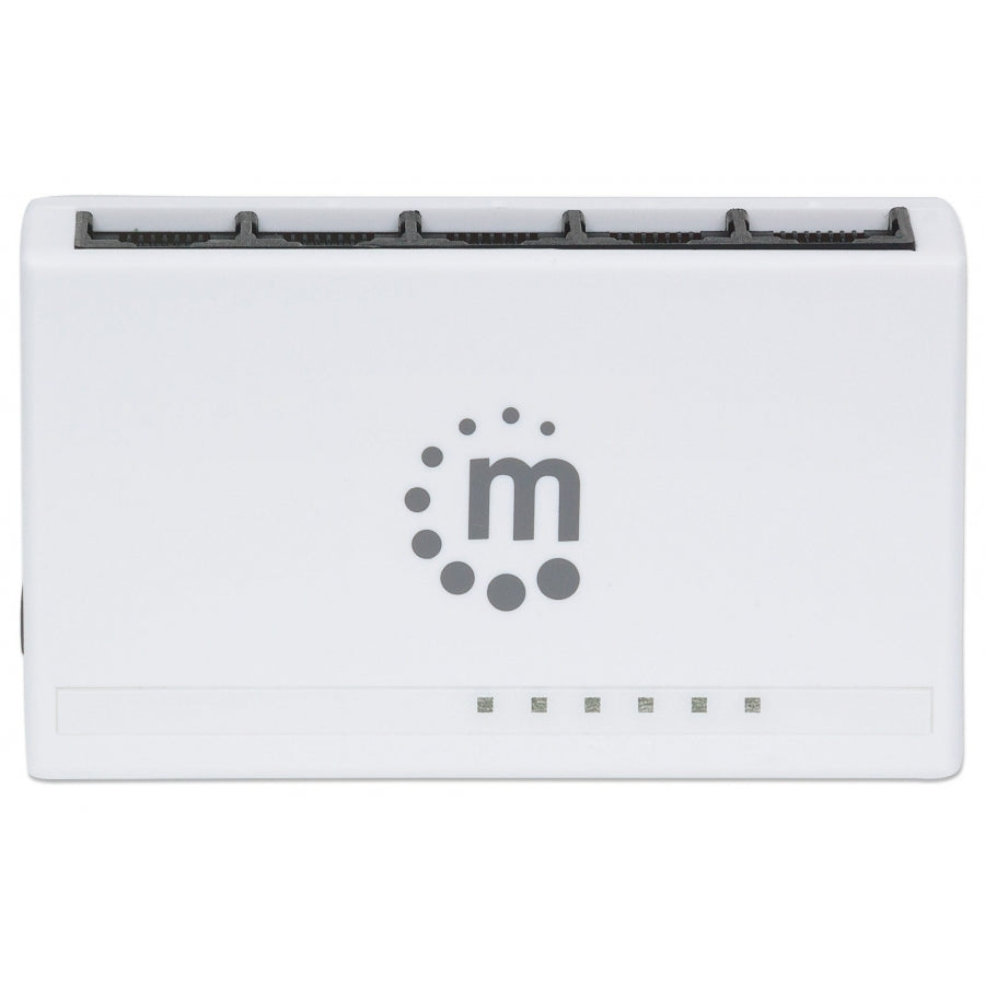 Switch Manhattan 560672 5 Puertos 10/100 Mbps - Desktop Compacto