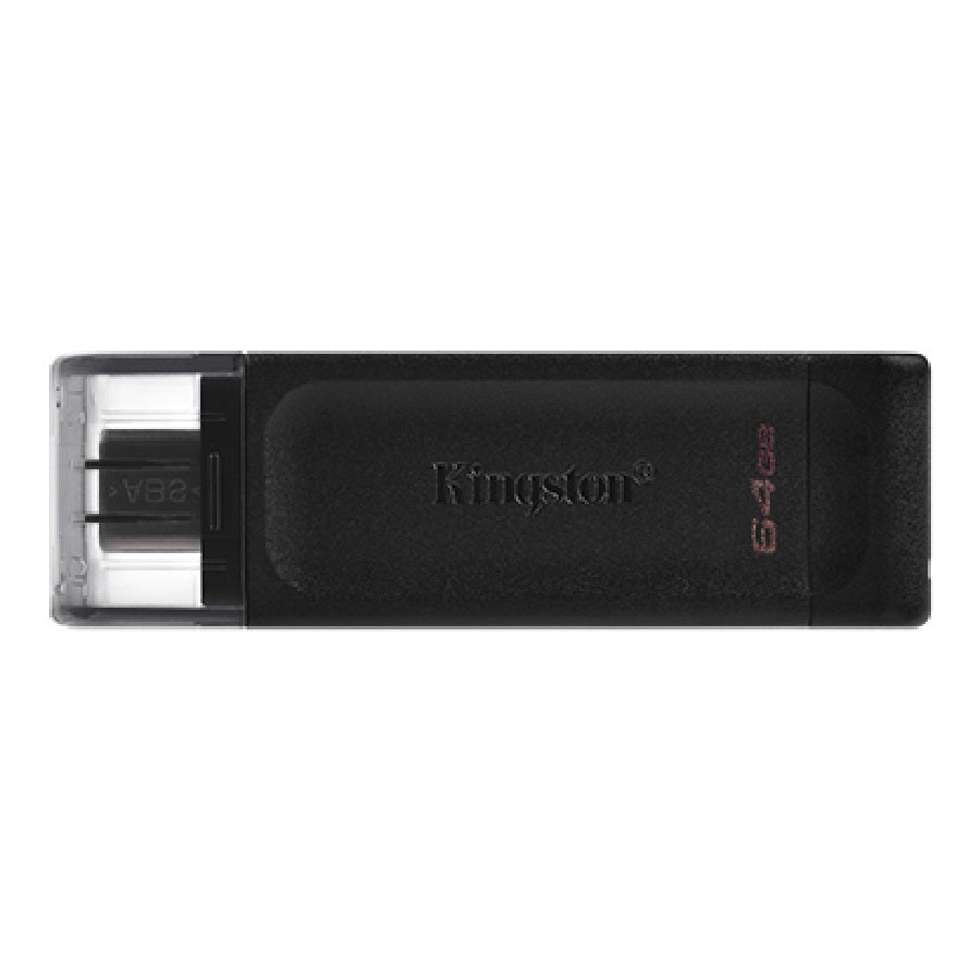 Memoria USB Kingston DataTraveler 70 64GB - USB-C 3.2 Gen 1, Negro Imagen principal del producto