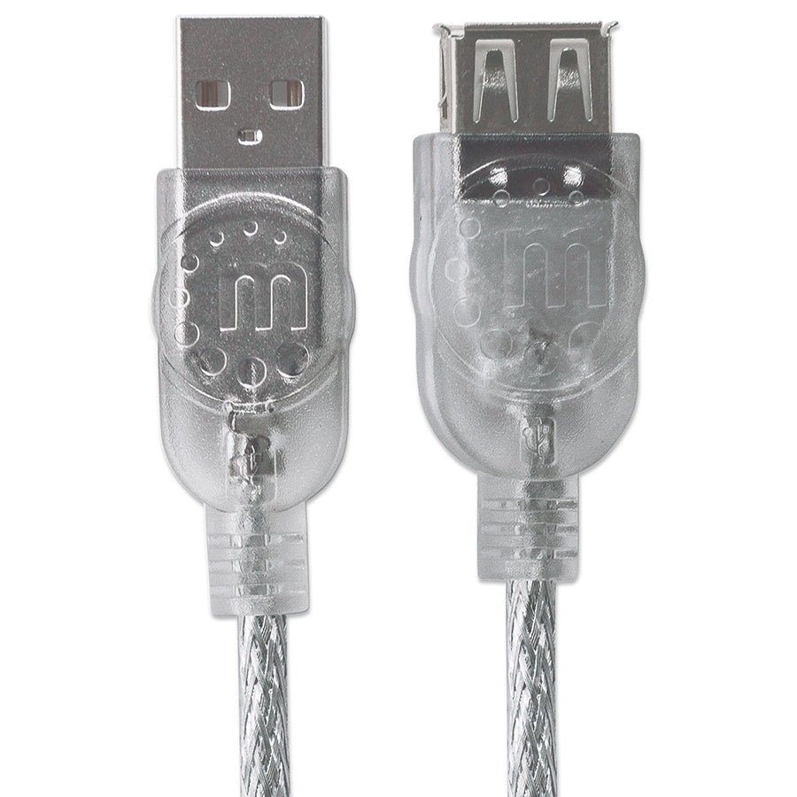 Cable USB Manhattan 340496 Extensión 3.0M - USB 2.0 Alta Velocidad