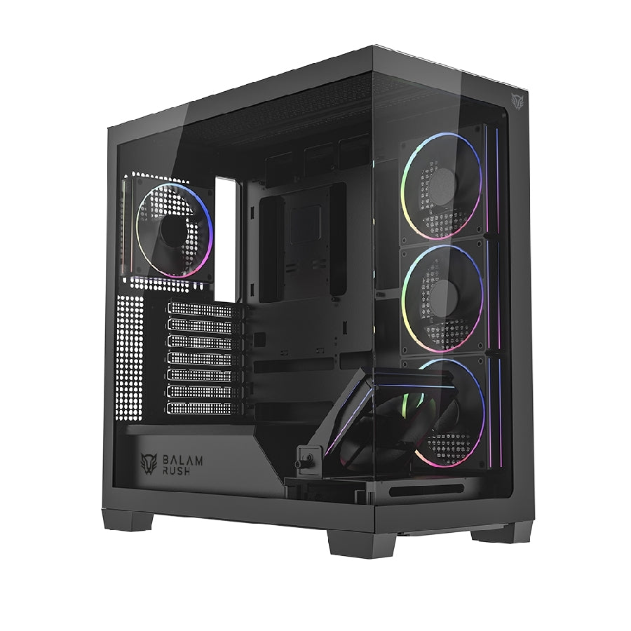 Gabinete Gamer Balam Rush Tank Polar 7900 Media Torre ATX - Cristal Templado ARGB
