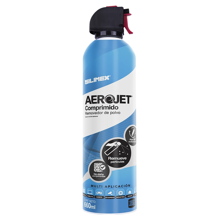 Aire Comprimido Silimex AeroJet 360 660ml - Removedor de Polvo 360°