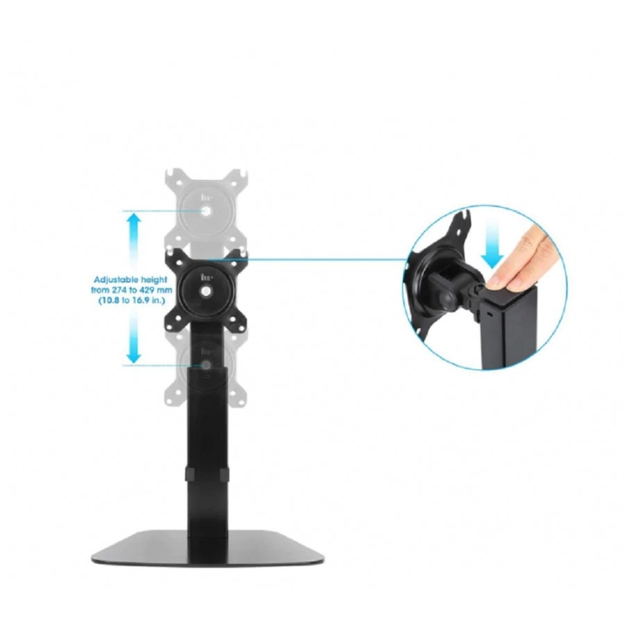 Soporte Monitor Manhattan 461894 - Ajustable 15 a 32 Pulgadas con Pistón de Gas