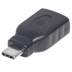 Adaptador USB Manhattan 354646 - USB 3.1 Tipo-C, Negro
