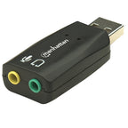 Convertidor USB Manhattan 150859 - Tarjeta de Sonido 5.1 Virtual
