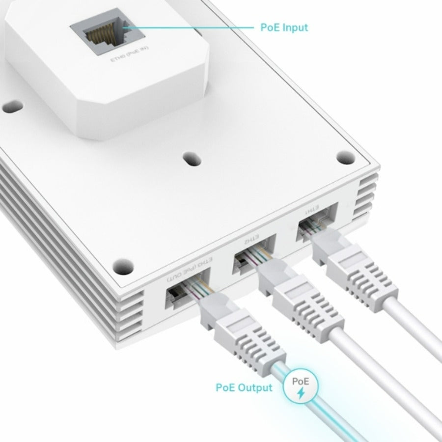 Access Point TP-Link EAP655-Wall AX3000 WiFi 6 - Montaje en Pared