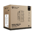 Gabinete Gamer Balam Rush Nitrox Edge Pro - Mini Torre, Cristal Templado, ARGB