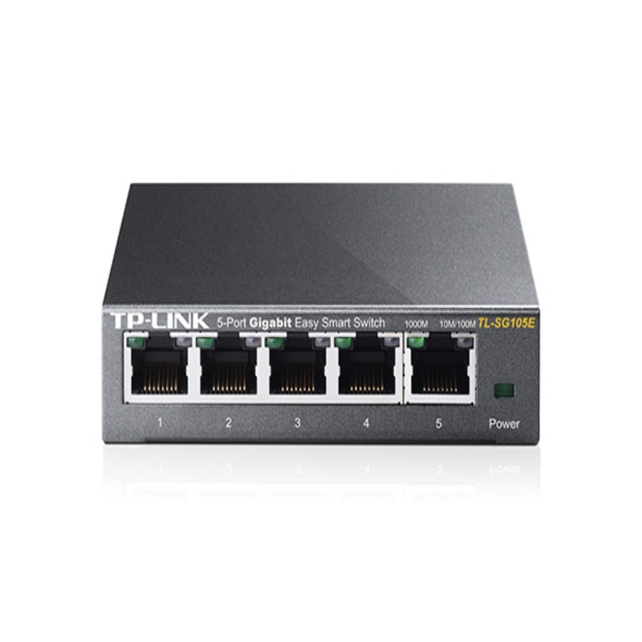 Switch TP-Link TL-SG105E 5 Puertos Gigabit - Plug and Play