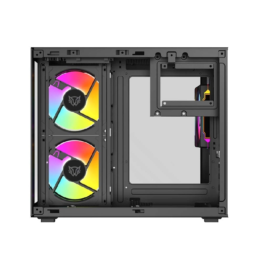 Gabinete Gamer Balam Rush Tank Glow Plus - Mini Torre ARGB, Cristal Templado