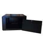 Gabinete WAM de Rack 6U Montaje en Muro 600x600mm Negro