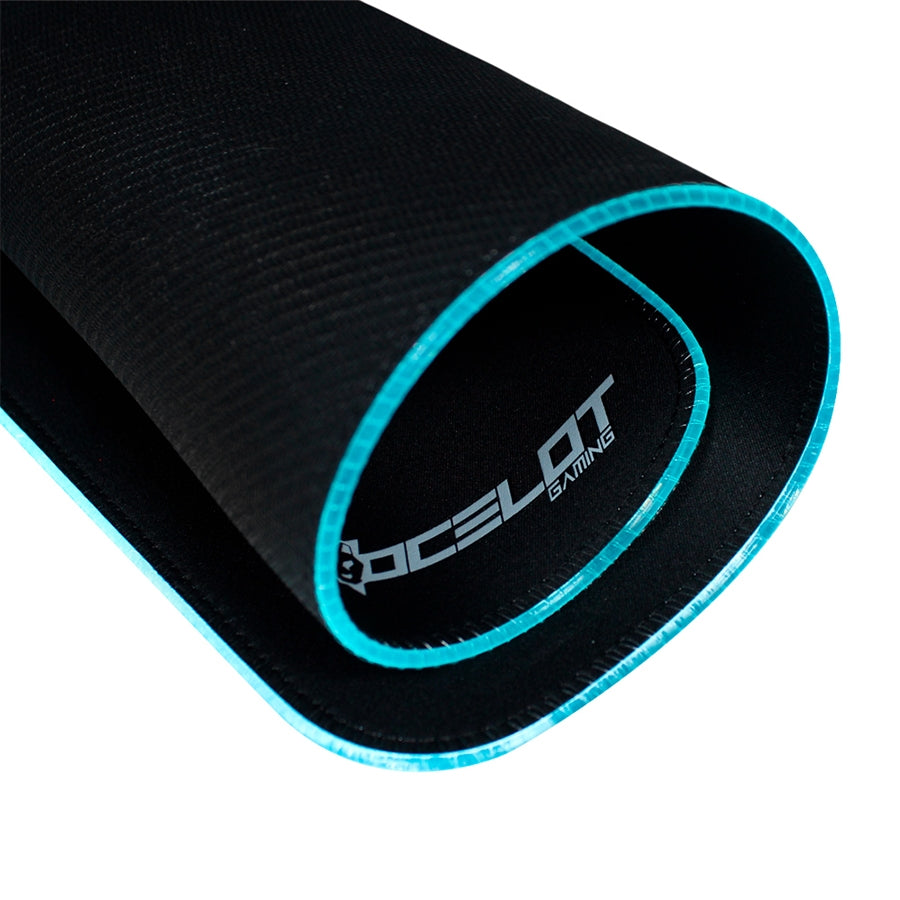Mouse Pad OCELOT Gaming OMP01 Tela RGB - 14 Modos de Color, Software Integrado