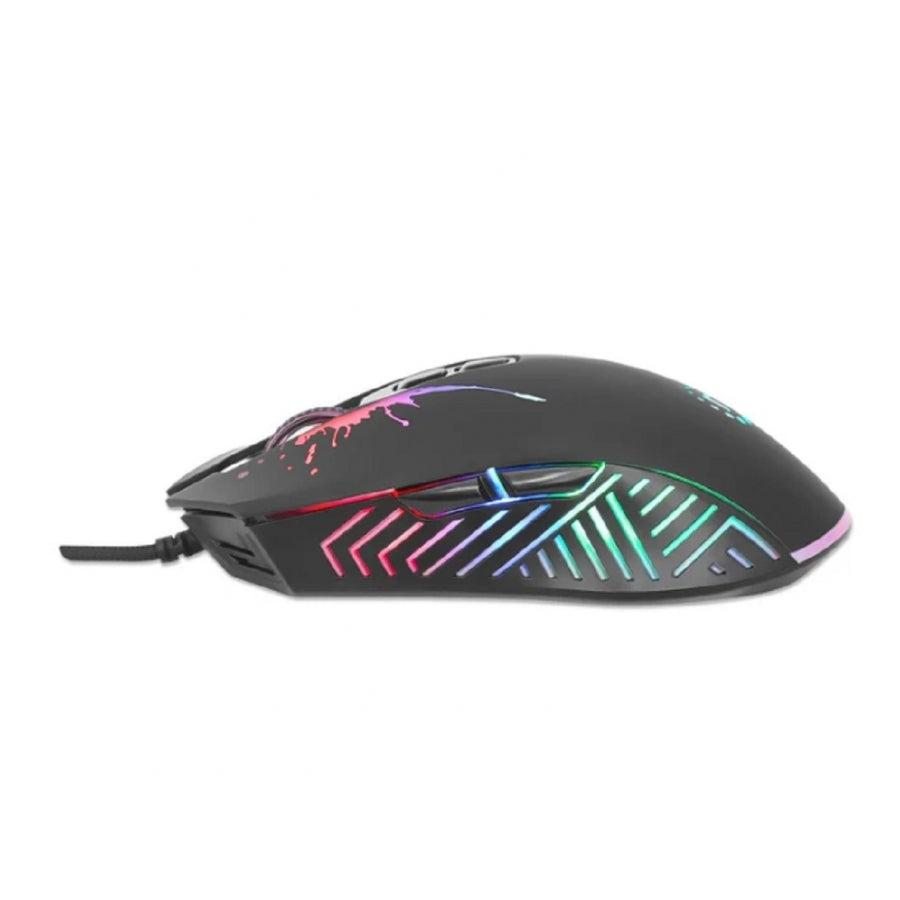 Mouse Óptico Gaming Manhattan 190220 - 7200 DPI, 7 Botones, LED RGB