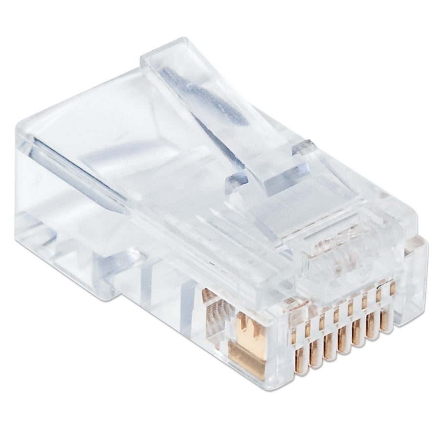 Plug RJ45 Intellinet 790512 CAT 5E UTP - Pack 100 Piezas Oro Chapado Imagen principal del producto