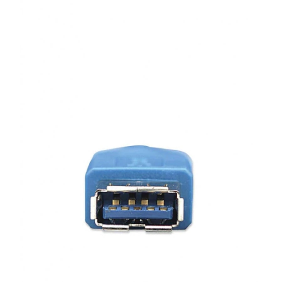 Cable USB Manhattan 322379 V3.0 Extensión 2.0M - Súper Velocidad Azul