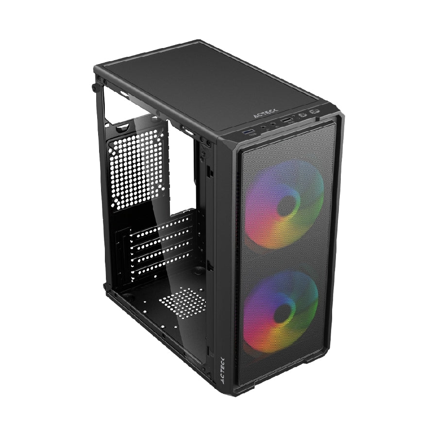 Gabinete Acteck Doom Ultra Mesh GI750M - Mini Torre, Cristal Templado, Fuente 500W