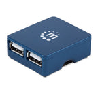 Hub USB Manhattan 160605 - 4 Puertos USB 2.0 Alta Velocidad